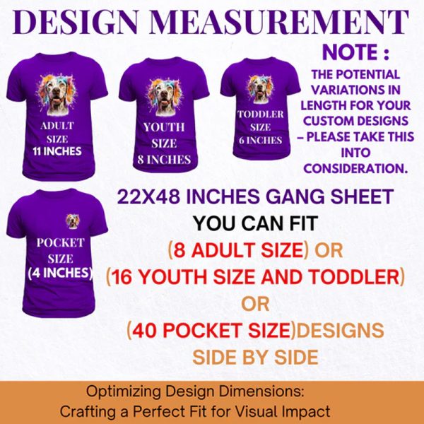 22" X 48" DTF Transfers Gang Sheet - Image 3